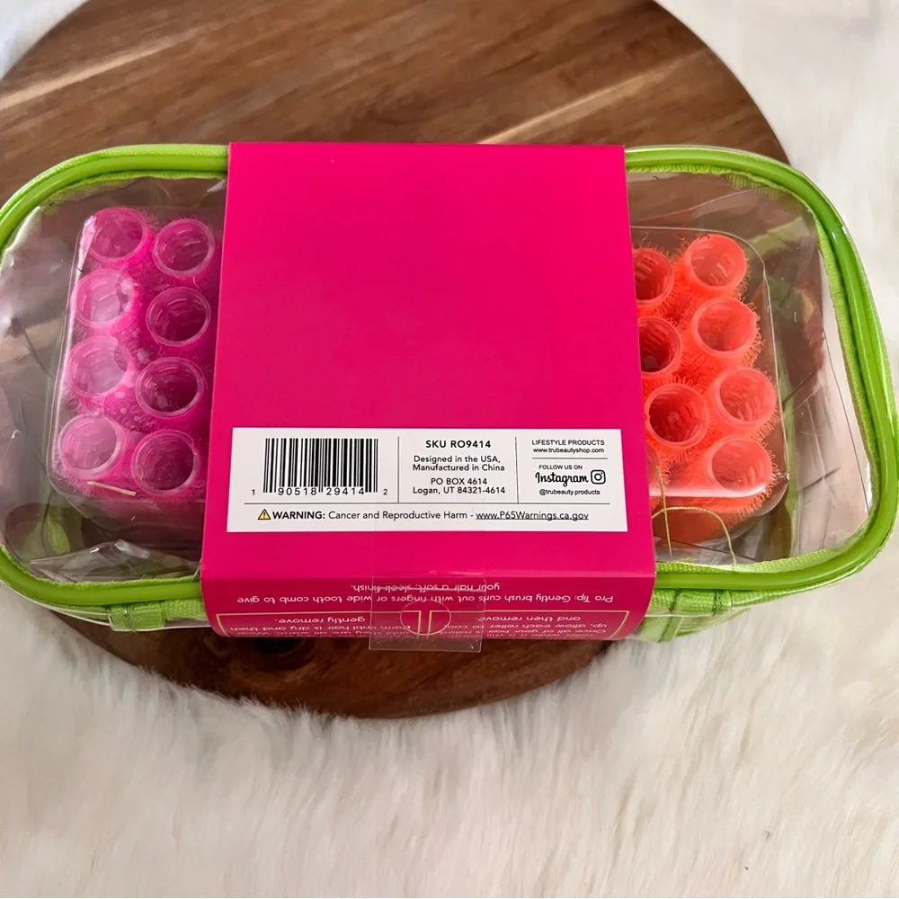 Curl Love 36 Self Grip Rollers + Reusable Case NWT